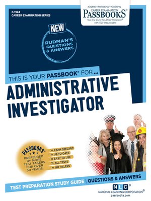 cover image of Administrative Investigator